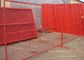 El PVC cubrió la cerca estándar del mueble del acontecimiento de Canadá 10x6 pie de la cerca temporal de la construcción proveedor